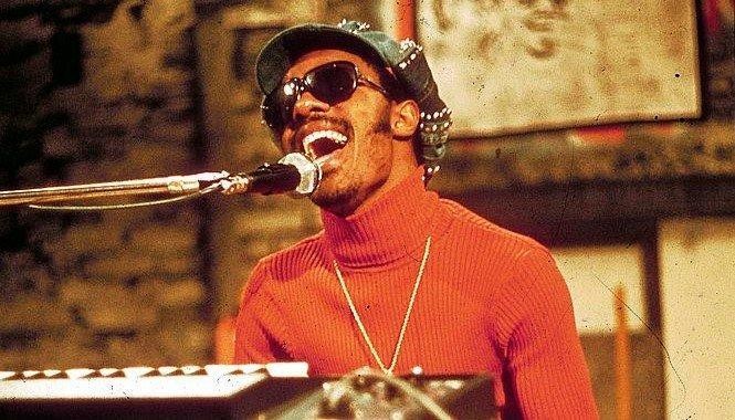 Stevie Wonder at the Grammy's